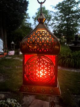 Orientalisches Licht Blume des Lebens Gold
